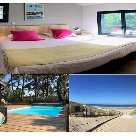 Affittacamere Cap-ferret-piscine Chauffée-villa Sylhengui
