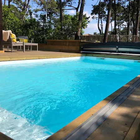 Cap-ferret-piscine Chauffée-villa Sylhengui 3*